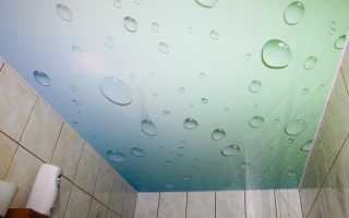 Как отделать потолок в ванной своими руками
