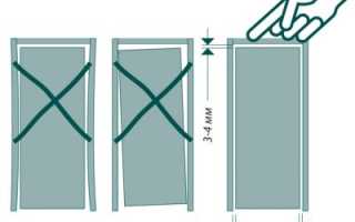 Как заделать щель между дверью и косяком
