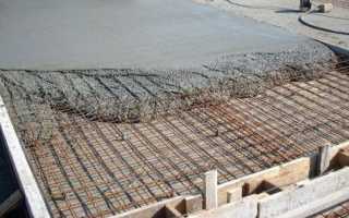 Как правильно залить бетон под стоянку