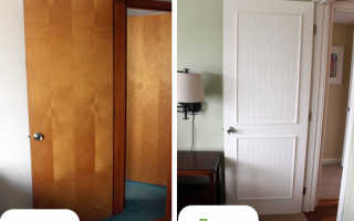 Как привести деревянную дверь в порядок