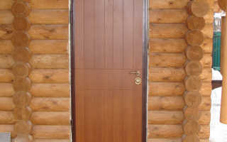 Как поставить входную дверь самому в деревянном доме