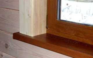 Откосы на деревянные окна внутренние своими руками в деревянном доме