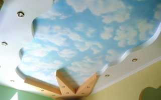 Детские потолки из гипсокартона своими руками