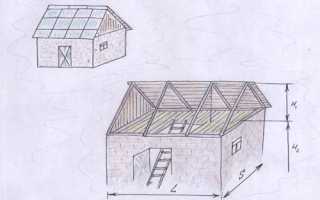 Как построить сарай с сеновалом на крыше