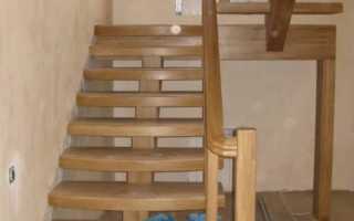 Деревянная лестница на второй этаж в деревянном доме своими руками