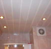 Пластиковые панели в ванной своими руками потолок