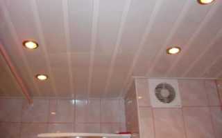 Потолок в ванной панели пвх своими руками видео